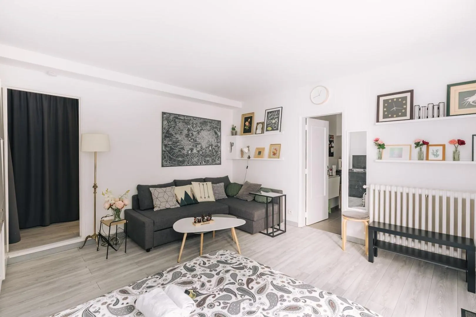Amazing Studio For 2 Perto De La Villette Paris France